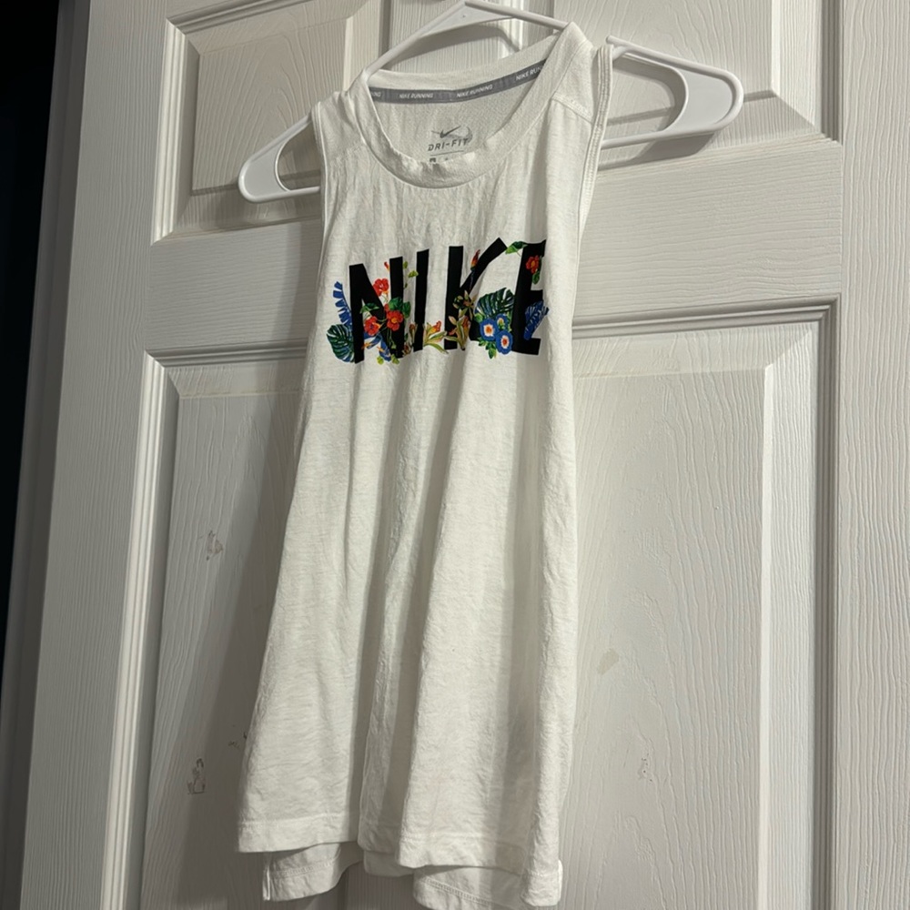 White Nike Tank Top